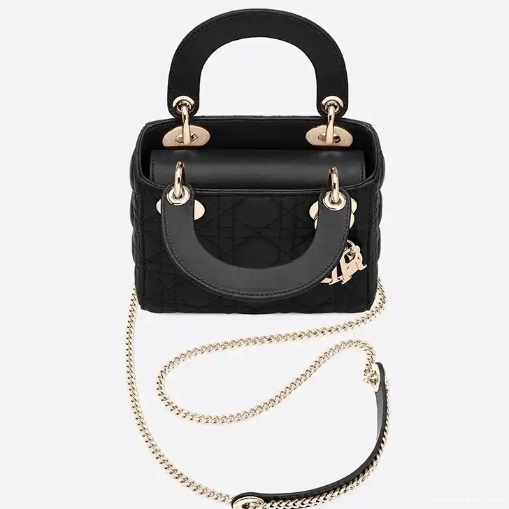 Cheap Cannage Black Dior Lambskin Lady Mini Bag 0514 Luxury
